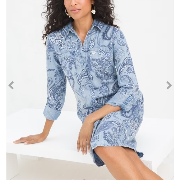 Chico Paisley midi dress - Picture 1 of 7
